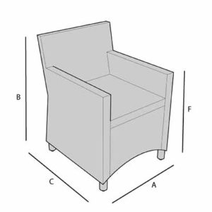 housse sur-mesure fauteuil 1 hauteur