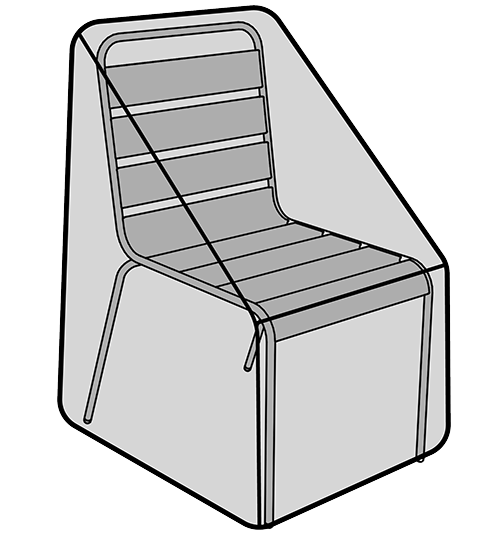 housse sur-mesure chaise simple