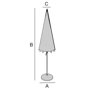 Housse parasol droit