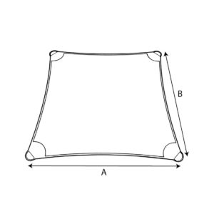 voile d'ombrage carré ou rectangle