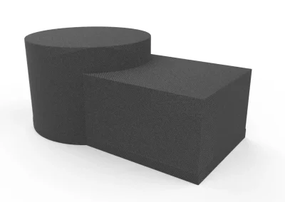 Housse de protection pour brasero avec desserte
