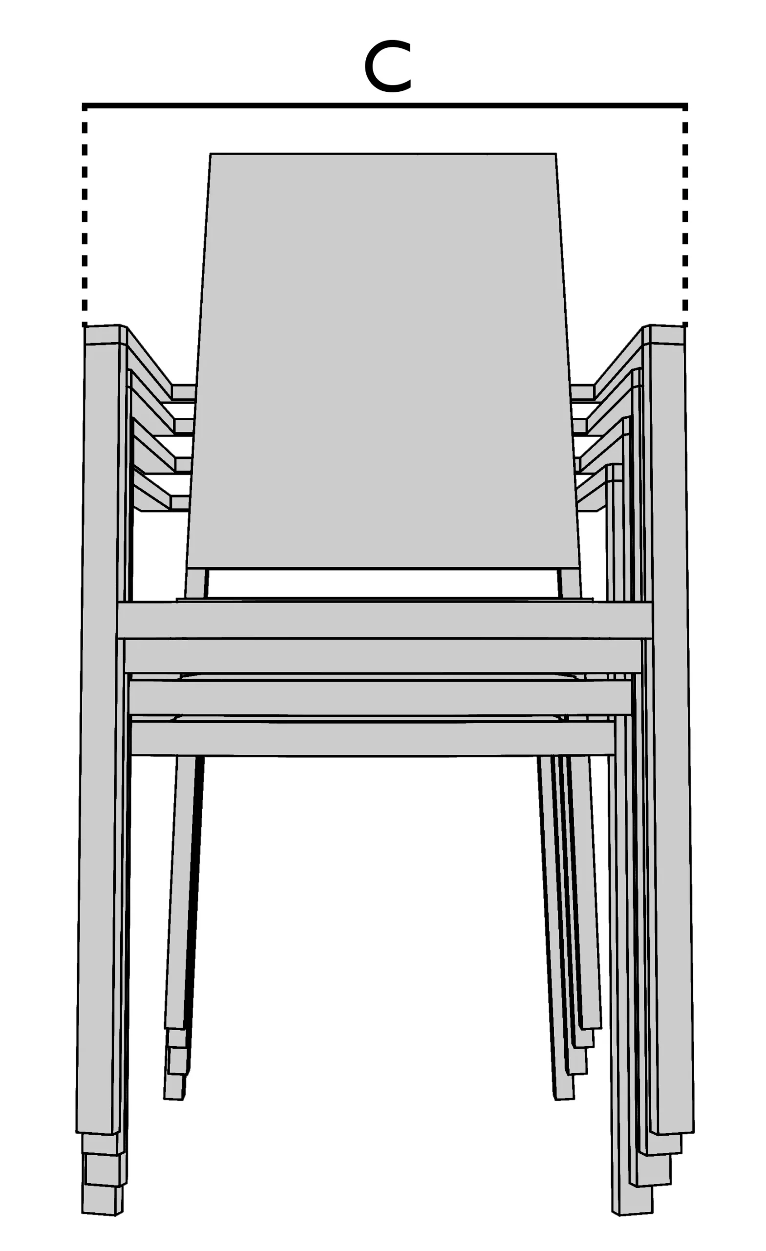 Bâche pour chaise modulable