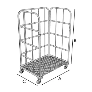 Bâche pour chariot roulant