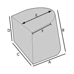 Bâche pour console arrondie de bateaux