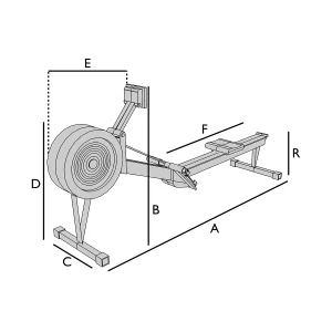 Bâche de protection sur mesure pour rameur