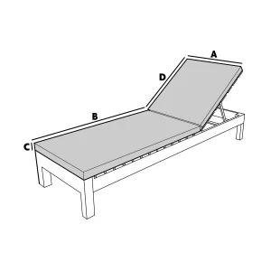 coussin pour chaise longue